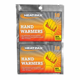 HEAT PAX™ Hand and Foot Warmer, Hand Warmer, 6.1 in L x 4.84 in W, Orange Woven Pack Inside Metallic Film - BOX OF 40 OR  PACK OF 5 PAIR