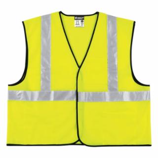 Class II Economy Safety Vest, Solid, Lime