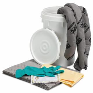 6.5 Gallon Spill KIT Buckets (GENERAL, BODILY FLUID, BATTERY ACID, OR WITH ACID NEUTRALIZER)
