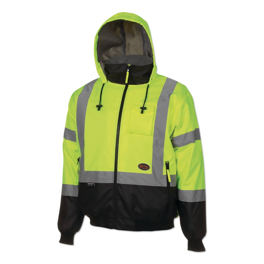 Class 3 High Visibility Safety Bomber Jacket, POLYFILL