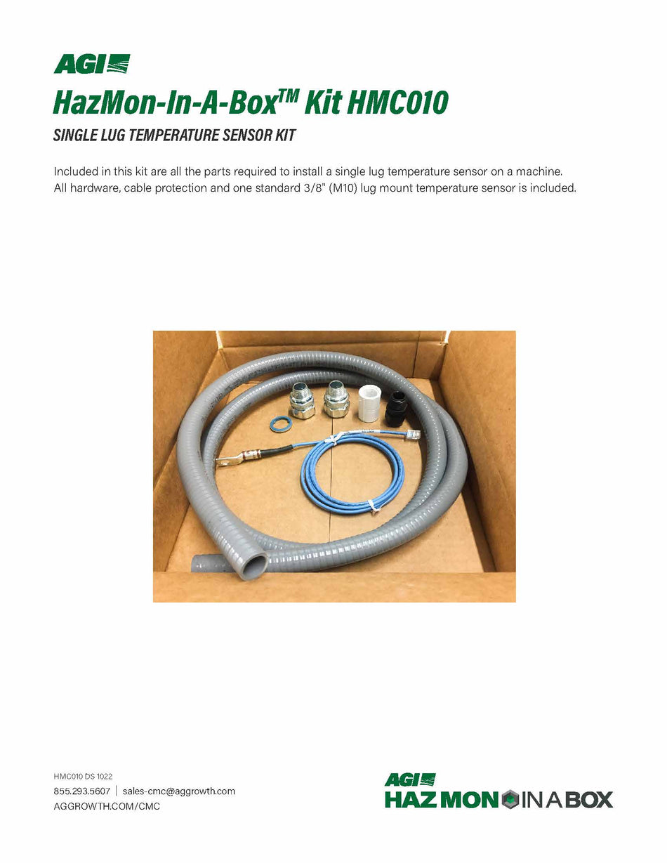 HazMon-In-A-Box Kit HMC010 kit single lug sensor