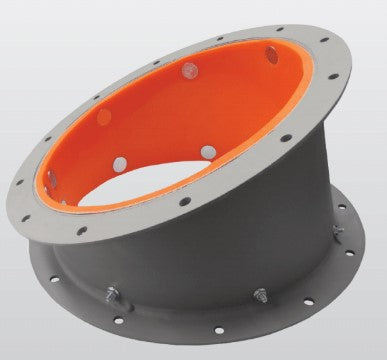 5/16" ORANGE URETHANE LINED 10 GA HOUSING