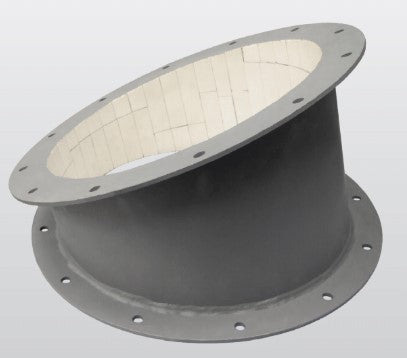 CERAMIC LINED 10 GA HOUSING ELBOWS
